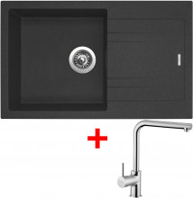 Sinks LINEA 780 Granblack + Elka 